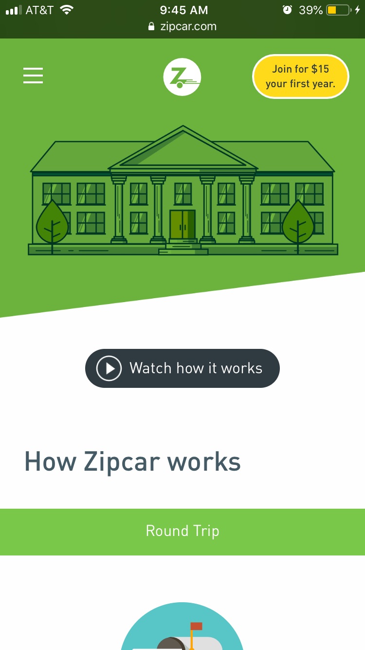 Zipcar IU Bloomington One.IU